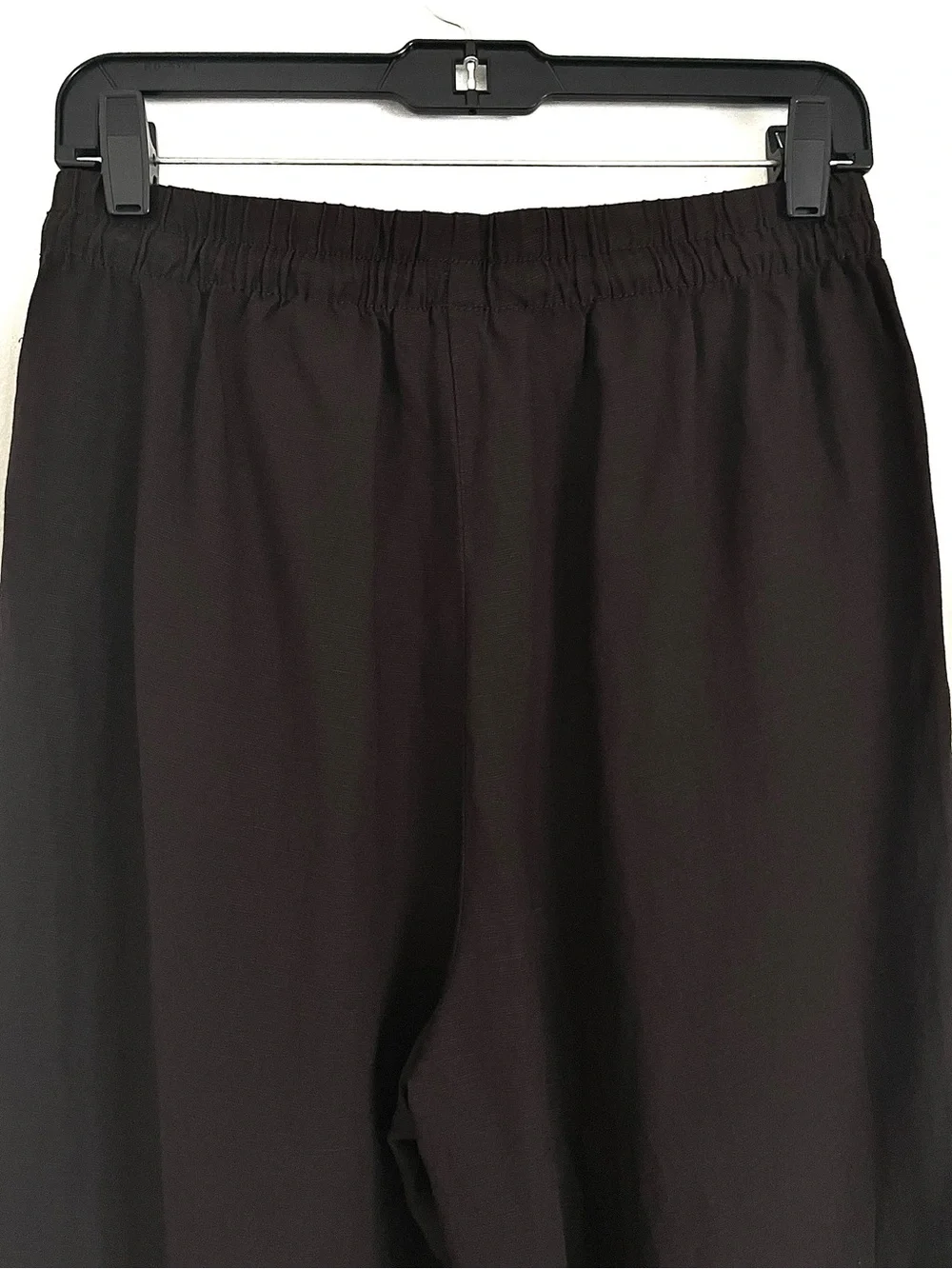 H&M Linen Blend Pants Relaxed Fit Drawstring Waist Size S NWT Minimalist Capsule